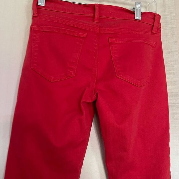 J Brand red skinny crop jeans, size 25 - Picture 8 of 15